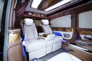 핫 세일 미드 팔걸이 마이바흐 스타일 머리 받침 자동차 시트 소파 베드 밴 MPV 메르세데스 벤츠 VCLASS/V250/비토/HiACE - Product Image 2