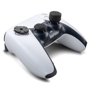 Juego de 10 tapas protectoras para controlador de PlayStation 5, repuesto de goma negra para palancas y botones - Product Image 3