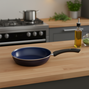 RIESS Fry <b>Pan</b> 24 Cm Cobalt Blue Nonstick Cooking Surface - Product Image 3