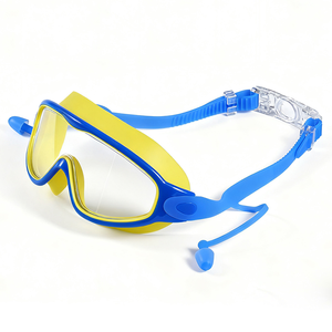 Lunettes <span class=keywords><strong>de</strong></span> natation pour enfants YL2100, grande monture, HD, anti-buée, protection des yeux, bouchons d'oreilles en silicone, étanches, pour <span class=keywords><strong>la</strong></span> <span class=keywords><strong>plongée</strong></span> et <span class=keywords><strong>la</strong></span> natation - Product Image 4