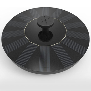 Fontaine <span class=keywords><strong>solaire</strong></span> étanche en plastique pour <span class=keywords><strong>jardin</strong></span> avec pompe à eau, kit panneau <span class=keywords><strong>solaire</strong></span> 1,4W pour bain d'oiseaux extérieur - Product Image 2