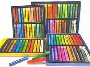 Juego Personalizado Surtido de 48 Colores de Pasteles Artísticos y Crayones de Aceite en Barra de 8*1 cm en Caja - Product Image 3