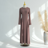 Robe d'été MEXIZO 2026 pour femme, manches évasées, abaya modeste, tissu léger, robe de soirée décontractée pour femme