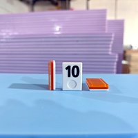 Jeu de Rummy artisanal en acrylique personnalisé avec 106 tuiles, blocs numériques Rummy Cube, jeu Okey turc pour enfants et adultes