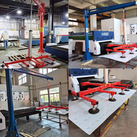 Nouvelle machine de levage pneumatique EOAT avec ventouses de levage de verre en acier inoxydable pour plaques