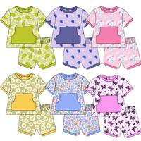 Conception unique de poche de veste de costume pour enfants en gros sur mesure d'usine pour les tenues d'été décontractées pour enfants