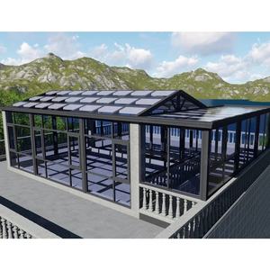 Роскошный дизайн, портативная солнечная комната, индивидуальный дизайн, отель, Внешняя Солнечная комната, дом, двойная глазурованная алюминиевая солнечная комната - Product Image 4