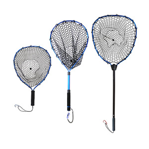 Filet de pêche télescopique pliable en aluminium et caoutchouc pour la manutention, vente en gros d'usine - Product Image 6