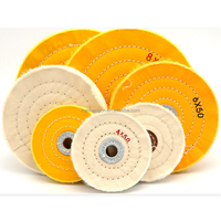 Roue de polissage de bijoux Tampons de coton Roue de polissage pour métal Finition fine