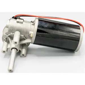 中国供应商制造的齿轮电机12v DC 100rpm DC电机齿轮蜗轮电机