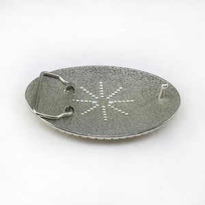 Logo personalizzato Western Cowboy A A A Z alfabeto Captial lettera fibbia della cintura per gli uomini delle donne - Product Image 2