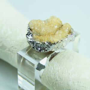 Anneau de <span class=keywords><strong>serviette</strong></span> en pierre naturelle latérale, bord texturé lisse, décoration de <span class=keywords><strong>table</strong></span> pour mariage, banquet, restaurant, hôtel, maison, traiteur, fête - Product Image 6