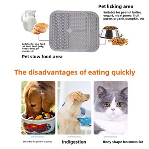 Silicone Dog Cat Licking Plate Slow Feeding Bowl Puzzle Enrichment Hidden Food Toy Boredom Relief Interactive Feeding Tray - Product Image 3