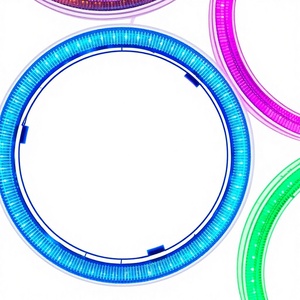 Anelli Luminosi DAO Super Brillanti per <span class=keywords><strong>Auto</strong></span>, Luci LED Angel Eyes COB, Dimensioni 60mm-120mm, Accessori <span class=keywords><strong>Auto</strong></span>, Barre Luminose LED, 12 Mesi - Product Image 6