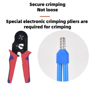 1000 PIÈCES TE0508 0510 0512 7508 7510 7512 Double Barrel 1010 1012 1510 2508 2510 2512 4009 4012 6014 TE10-14 TE16-14 Double Ferrule - Product Image 3