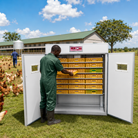 Nouvel incubateur et éclosoir automatique à retournement d'œufs haute productivité 1848 avec alimentation 220V pour usage en élevage avicole