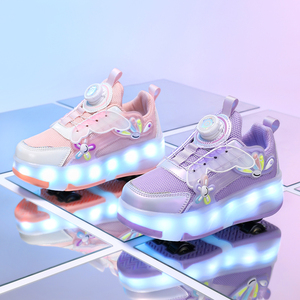 Scarpe per Bambini Cema con Luci LED e Ricarica USB, Calzature Lampeggianti Traspiranti Casual per Bambini - Product Image 4
