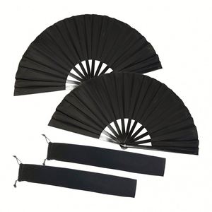 Abanico Plegable de Bambú Tallado, Ecológico y Económico 2023, Personalizado, Tradicional, de Plástico, para Publicidad y Promoción - Product Image 1