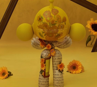 Authentique 1000% Crâne Panda 400% Van Gogh Musée Tournesol Série PVC Décoration de La Maison Grand Bébé Boîte Aveugle