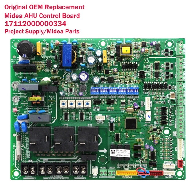 Midea AHU Main Control Board 17112000000334 Air Handling Unit PCB Controller HVAC Spare Parts Replacement.for CE-AHUKZ-02E.D.1.1
