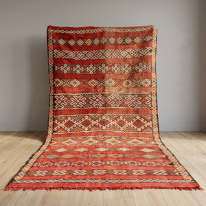 Alfombra Tribal Hecha a Mano, Kilim Marroquí, Alfombras de Lana Bereber, Venta al por Mayor, Anudadas a Mano, Patrón Geométrico, Pelo Corto, Grosor Medio, para el Hogar - Product Image 1