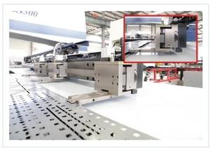 Machine de poinçonnage à tourelle à entraînement direct servo CNC électrique DARDONTECH ES300 AC380V 27KW Puissance du moteur pour tôle d'aluminium - Product Image 4