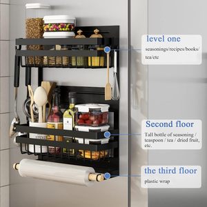 Étagère de cuisine gain de place pour assaisonnements, support robuste pour armoire, étagères flottantes, <span class=keywords><strong>rangement</strong></span> d'<span class=keywords><strong>épices</strong></span>, support métallique réglable à double niveau - Product Image 3