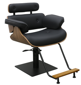 High Quality Modern Height Adjustable <b>Barber</b> <b>Chair</b> for Beauty Salon Multi-Function Leather and Steel Furniture Hot Sale - Product Image 1
