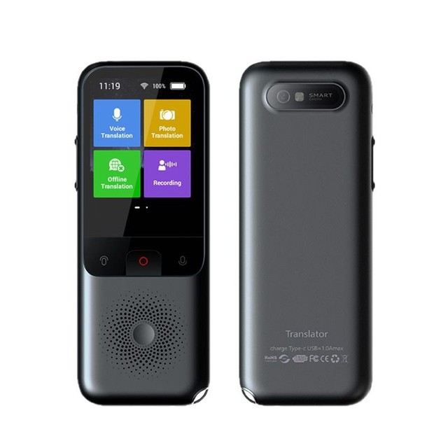 T11 Smart Voice Translator Supports 10 Countries Offline 134 Languages WIFI Photo Capture Photo Translation & Voice Recording