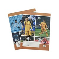 Carnet de notes A4 A5 B5 ligné et quadrillé, personnalisable, 40 feuilles, pour étudiants, cahier d'exercices scolaire, vente en gros à prix réduit