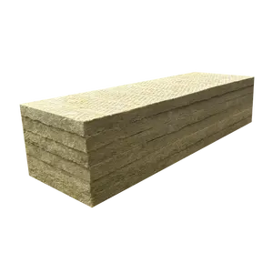 0.034 Thermal Conductivity 120kg bulk density insulation board External wall 100mm thickness rock wool board