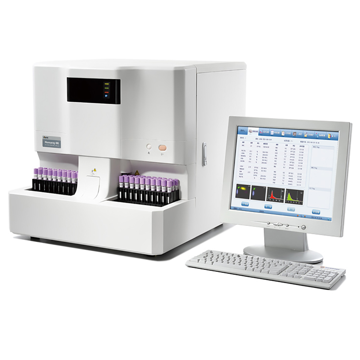 Rayto hemaray 86 analisador de hematologia, instrumentos analíticos clínicos para uso em laboratório