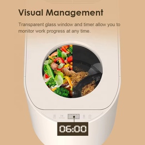 Machine à Composter les Déchets de Cuisine 4,5L Compost Alimentaire Silencieux Broyeur <span class=keywords><strong>Électrique</strong></span> de Déchets pour Ménage - Product Image 3
