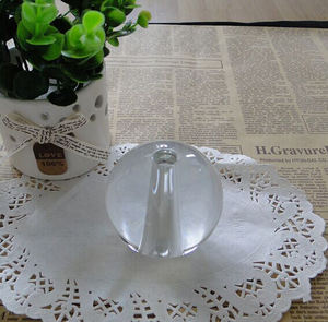 Esfera de bola de cristal transparente, MH-Q0176 con agujero - Product Image 2