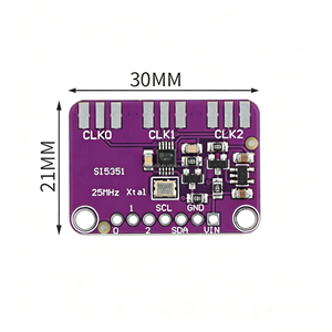 CJMCU-5351 Si5351A Si5351 I2C Taktgenerator-Modul 8KHz-160MHz Hochfrequenzsignal Rechteckwellen-Frequenzgenerator - Product Image 2