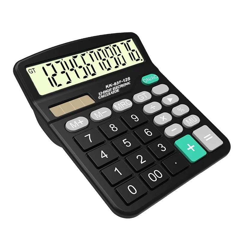 Hot Selling Hoge Kwaliteit 12 Digit Twee Power Calculator