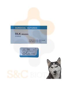 Suministros médicos Sutura con aguja Kit de hilos para mascotas PGA/PDO/seda/nylon/catgut <span class=keywords><strong>productos</strong></span> <span class=keywords><strong>veterinarios</strong></span> para el cuidado de mascotas - Product Image 2
