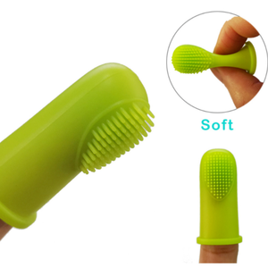 Cepillo de dientes de dedo de silicona ecológico ultra suave, accesorio de limpieza y baño para mascotas, cepillo para perros - Product Image 6