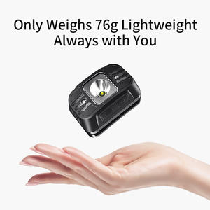 Lampada Frontale LED ad Alta Potenza per Campeggio con Sensore di Movimento, Impermeabile IP44, Leggera, Ricaricabile USB, Fascia Staccabile - Product Image 3