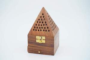 Hot Sale on Traditional Wooden <b>Bakhoor</b> Burner with Heat Safe Tray for <b>Oud</b> Incense and Fragrance Use Available For Sale - Product Image 6