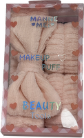 Ensemble bandeau et bracelet de poignet en PVC pour le lavage du visage, idéal pour le spa et les soins du visage