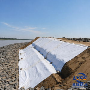 Rouleau de <span class=keywords><strong>géotextile</strong></span> non tissé en PP de 6 m de large et 50 m de long pour la construction routière, la séparation, la filtration et le drainage - Product Image 1