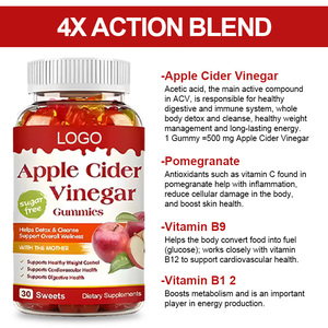 Chế độ ăn uống bổ sung đường miễn phí <span class=keywords><strong>APPLE</strong></span> <span class=keywords><strong>CIDER</strong></span> dấm Gummies hỗ trợ tiêu hóa và giải độc Gummy kẹo - Product Image 6