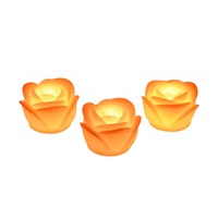 Led Rose Blume Kerze Tee licht romantische Hochzeits dekoration Party flammen lose Paraffin Wachs Tee licht Kerze