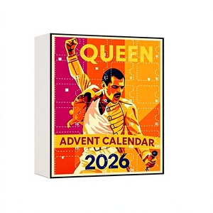 LEGENDS <span class=keywords><strong>QUEEN</strong></span> ADVENT CALENDAR 2026 Calendrier de l'Avent de Noël Boîte Mystère Pendentif Acrylique 24 pièces - Product Image 1