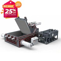 Compacteur hydraulique de ferraille, presse à ferraille horizontale pour aluminium/cuivre/acier