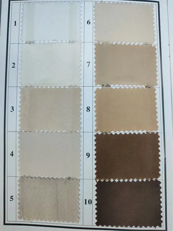 Plain Holland Velvet Colour Card(Matte Feel)