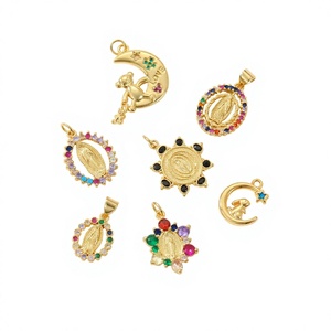 Pendentif Breloque Tortue Plaqué Or 14K avec Zircon Incrusté, Bijou en Laiton pour Collier, Idéal Cadeau - Product Image 3
