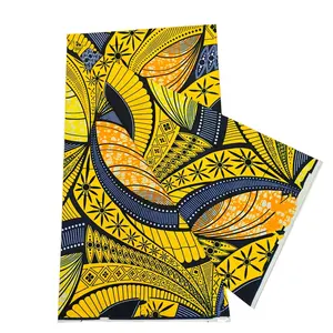 New Original Wax 100% Cotton Fabrics super African Wax Print Cotton Loincloth pagne african