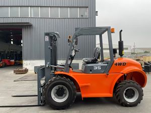 Carretilla elevadora todoterreno HSLLIFT de 3 toneladas, 2WD, <span class=keywords><strong>4WD</strong></span>, Mitsubishi S4S, motor diésel, 3 secciones, 4500MM, carretilla elevadora de combustión interna - Product Image 4